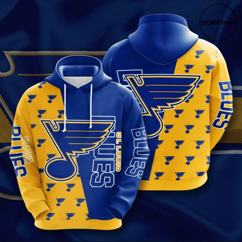 St Louis Blues 3d All Over Print Hoodie
