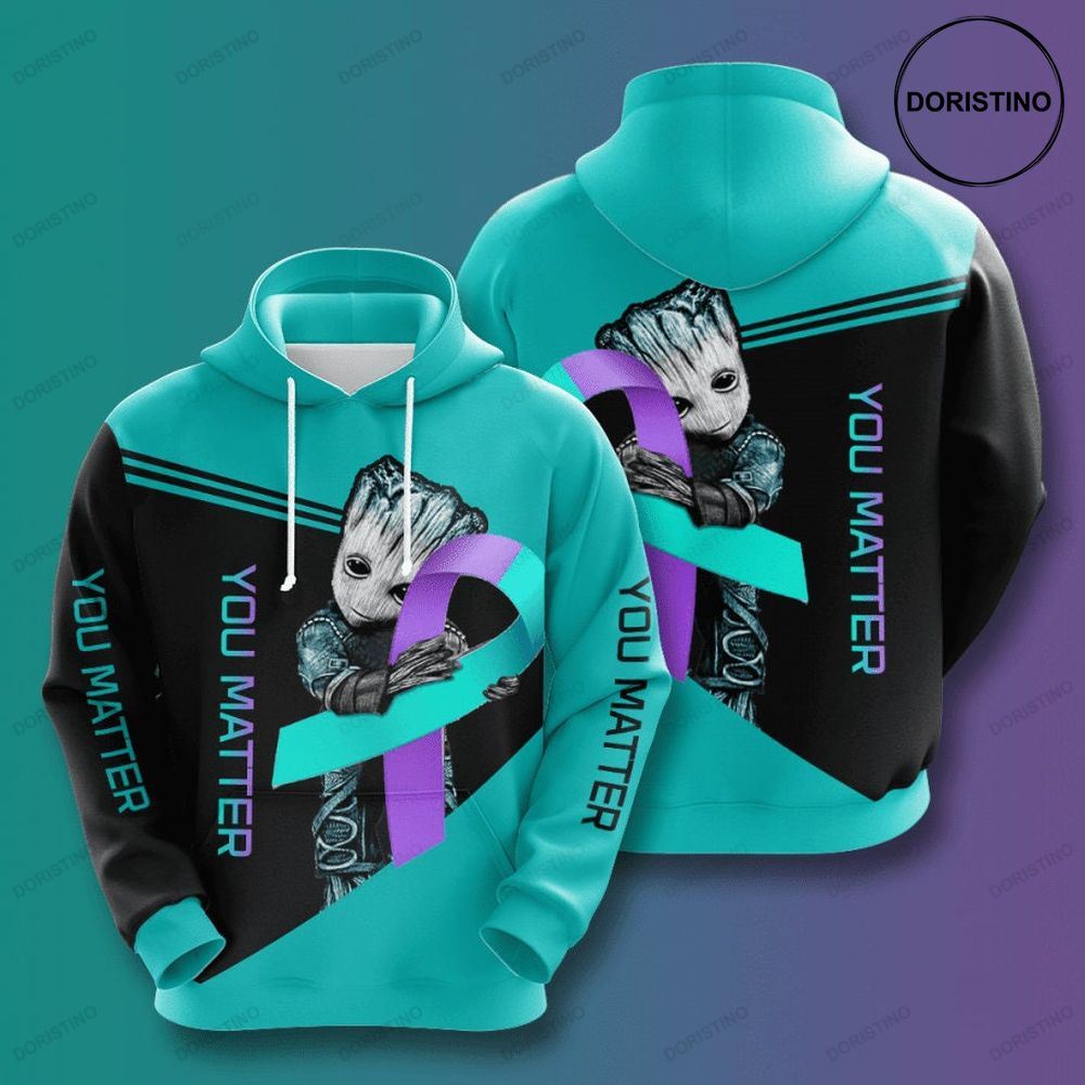 Suicide Prevention Awareness 3d All Over Print Hoodie