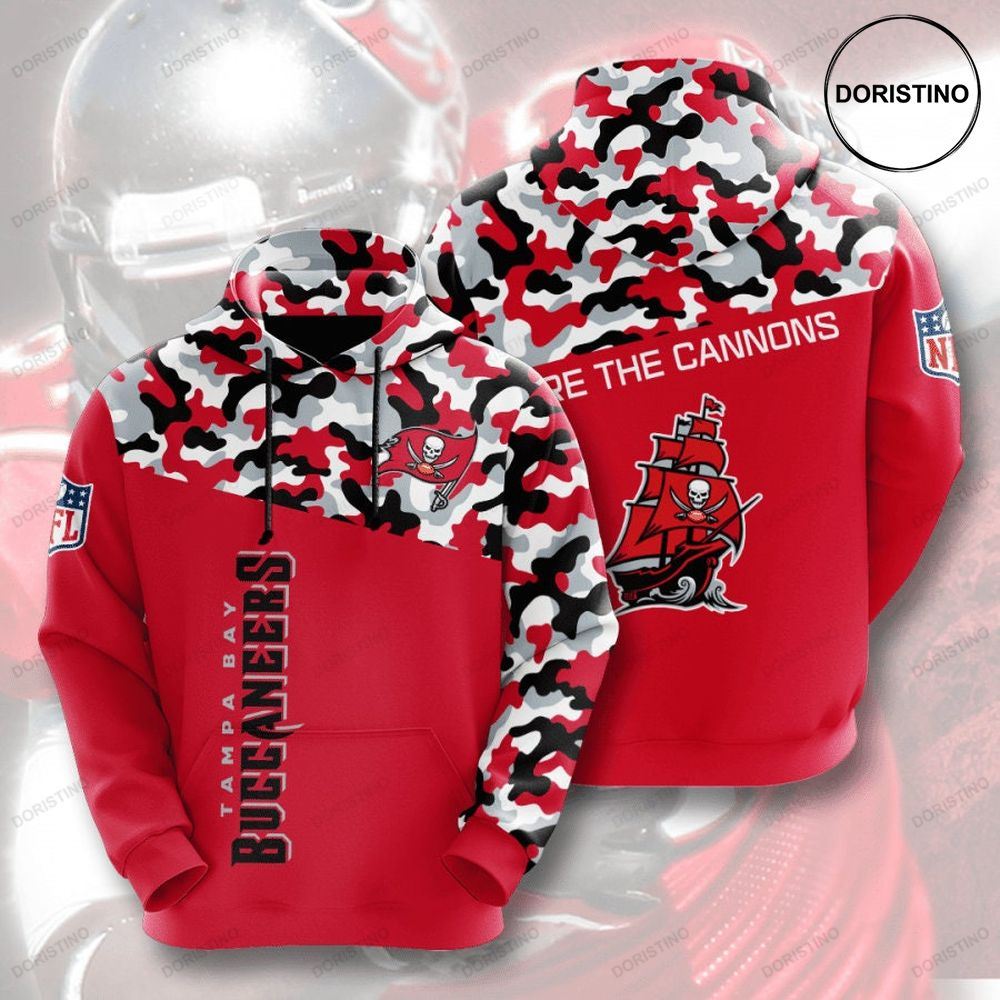 Tampa Bay Buccaneers 3d Rnwsk All Over Print Hoodie