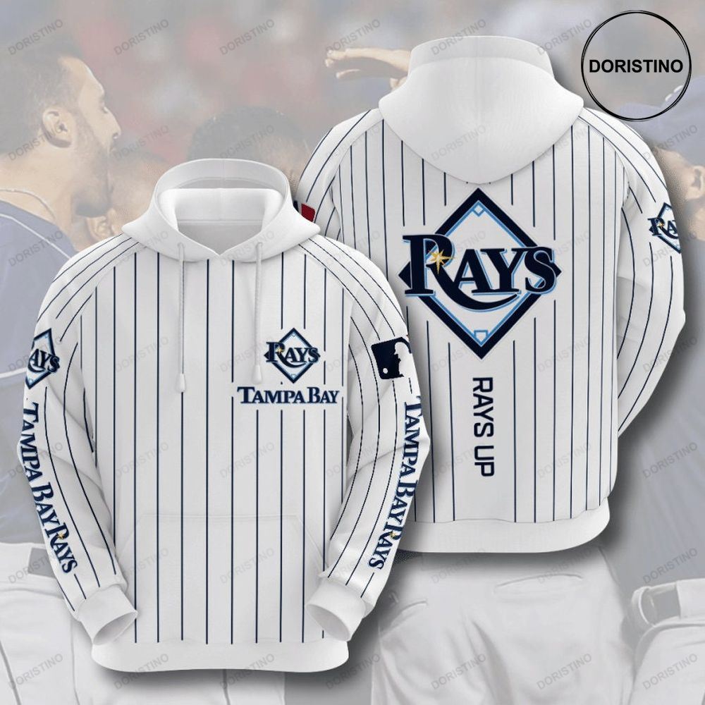 Tampa Bay Rays 3d Ikot1 All Over Print Hoodie