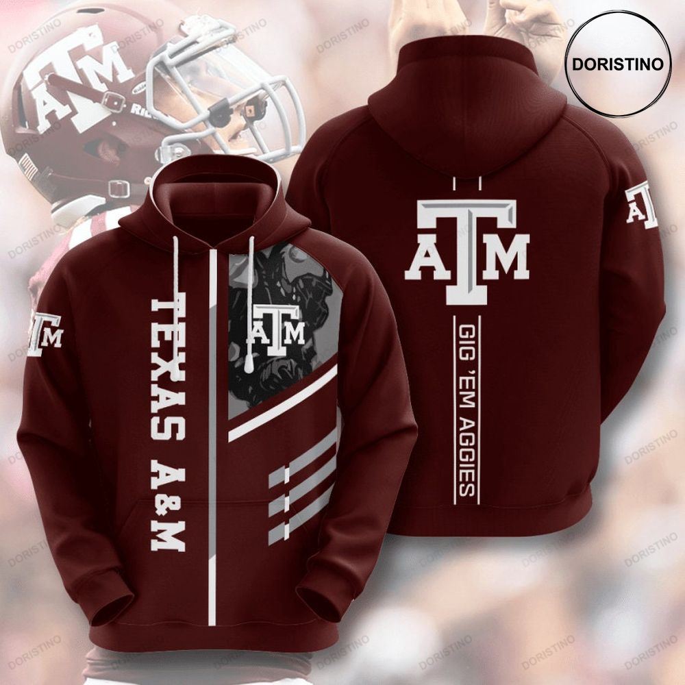 Texas A And M Aggies 3d 9wrxo Limited Edition 3d Hoodie