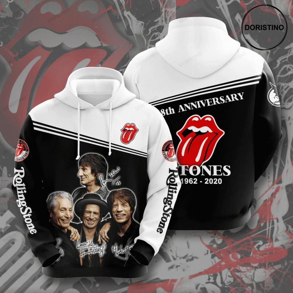 The Rolling Stones 3d Limited Edition 3d Hoodie