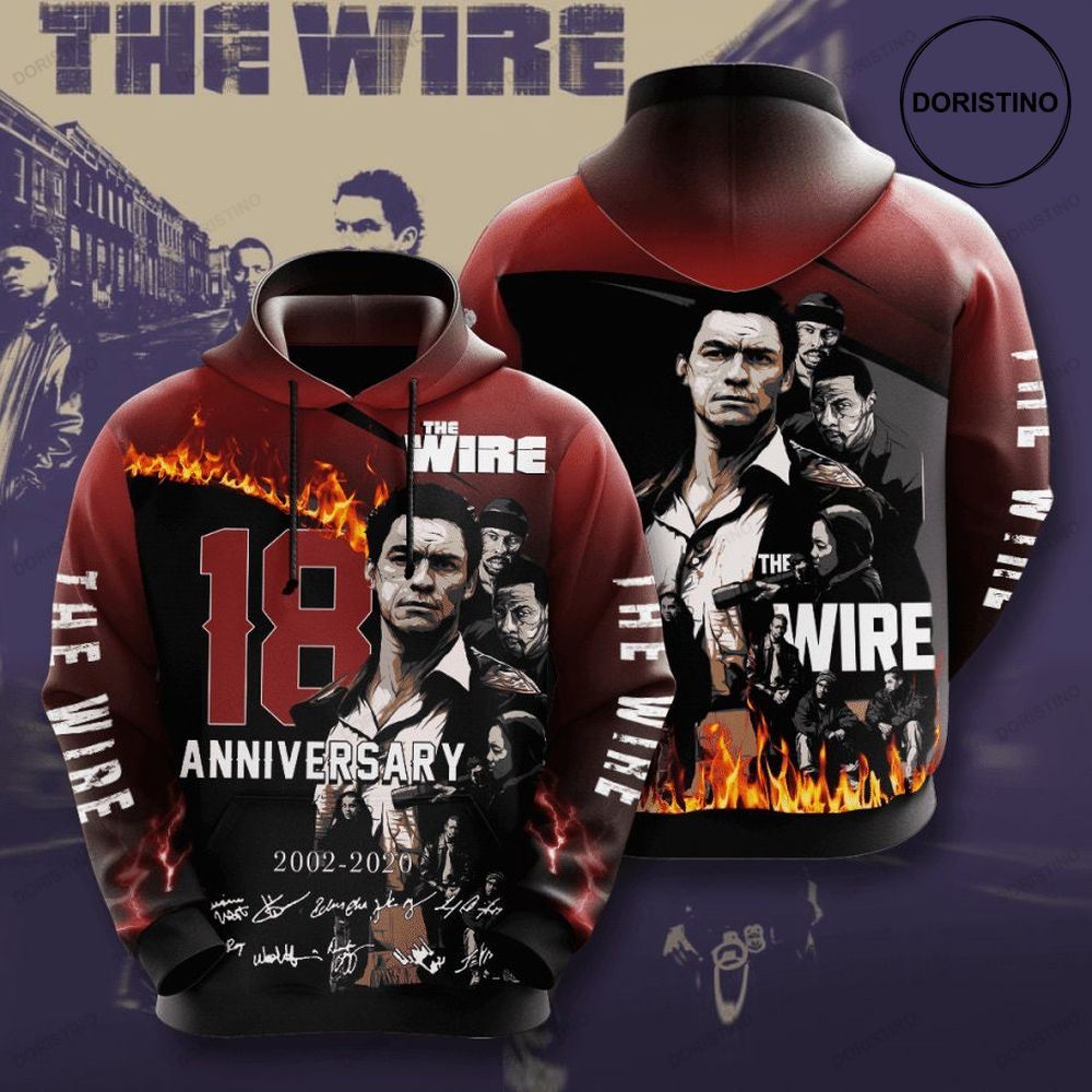 The Wire 3d Awesome 3D Hoodie