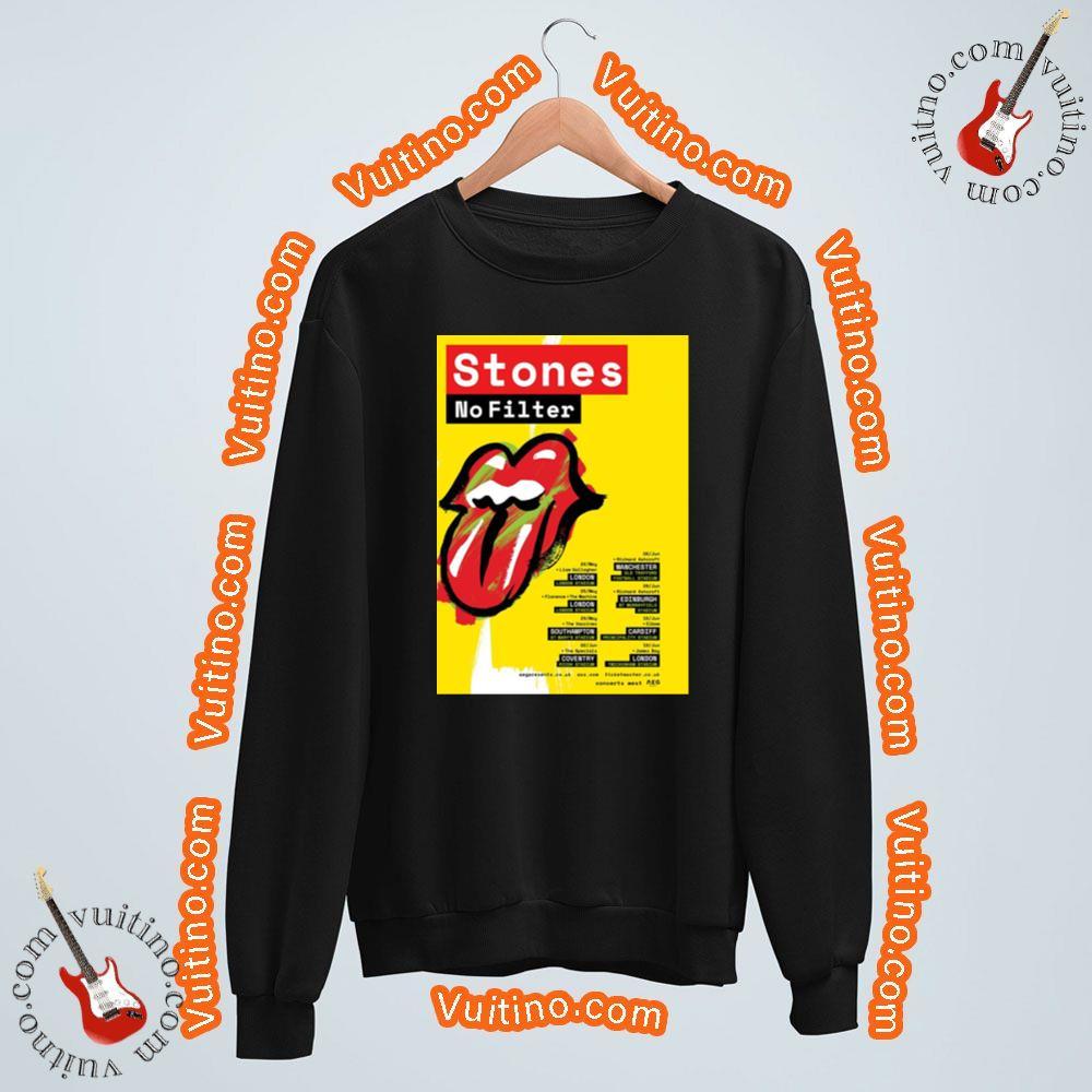 Art Rolling Stones No Filter 2018 Uk Stadium Tour Shirt