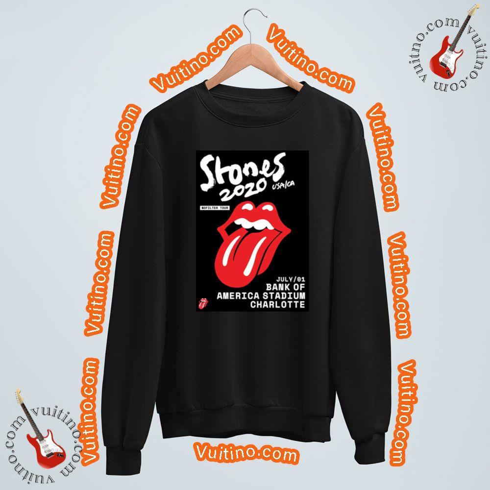 Art Rolling Stones No Filter 2020 Charlotte Bank Of America Stadium Merch