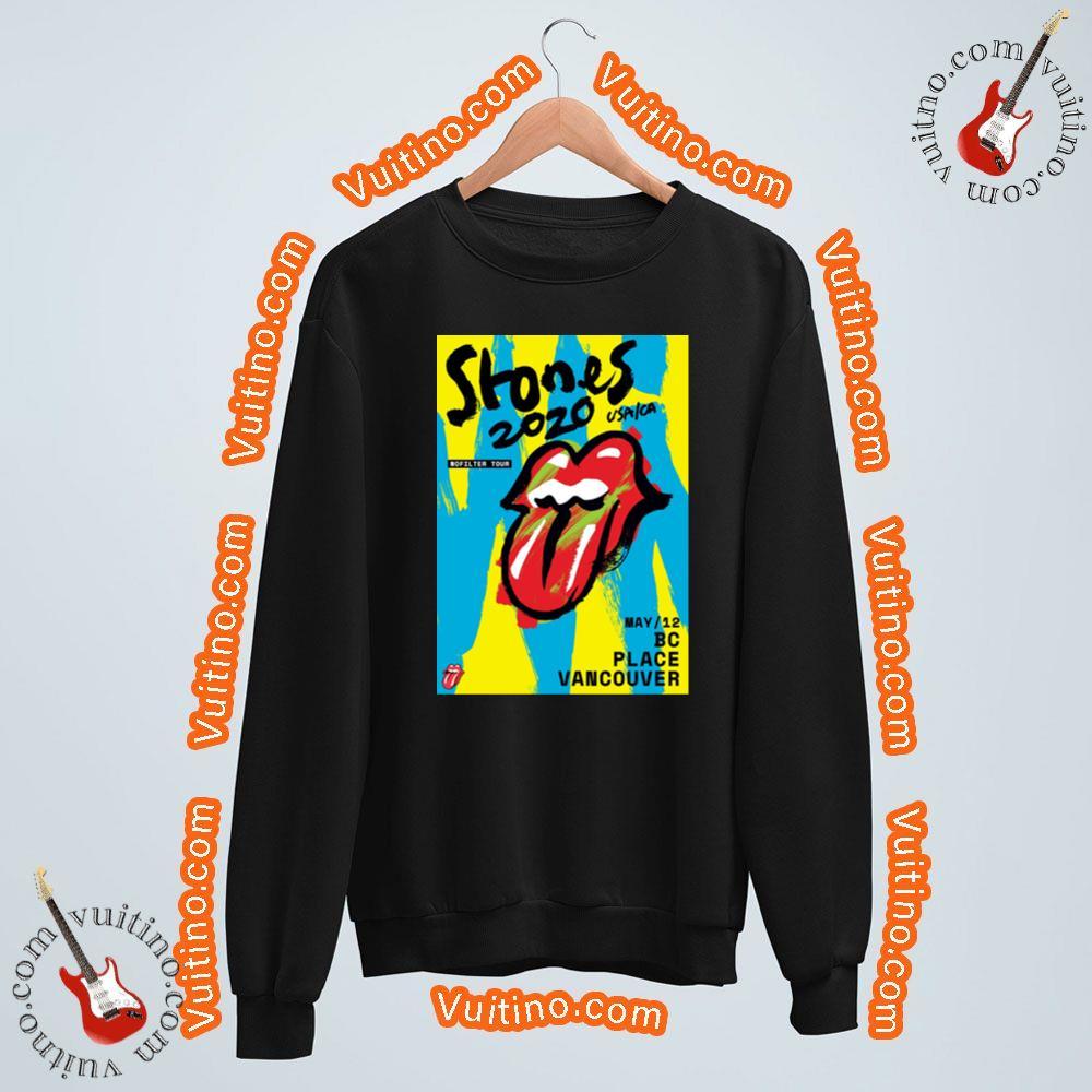 Art Rolling Stones No Filter 2020 Vancouver Bc Place Shirt