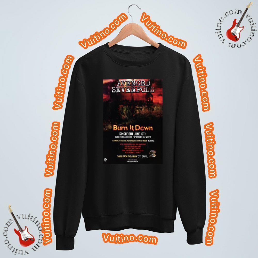 Avenged Sevenfold Burn It Down Shirt