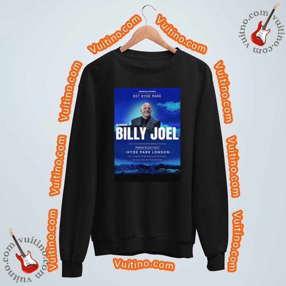 Billy Joel In Concert 2023 Tour Bst Hyde Park London 7 July 2023 Merch