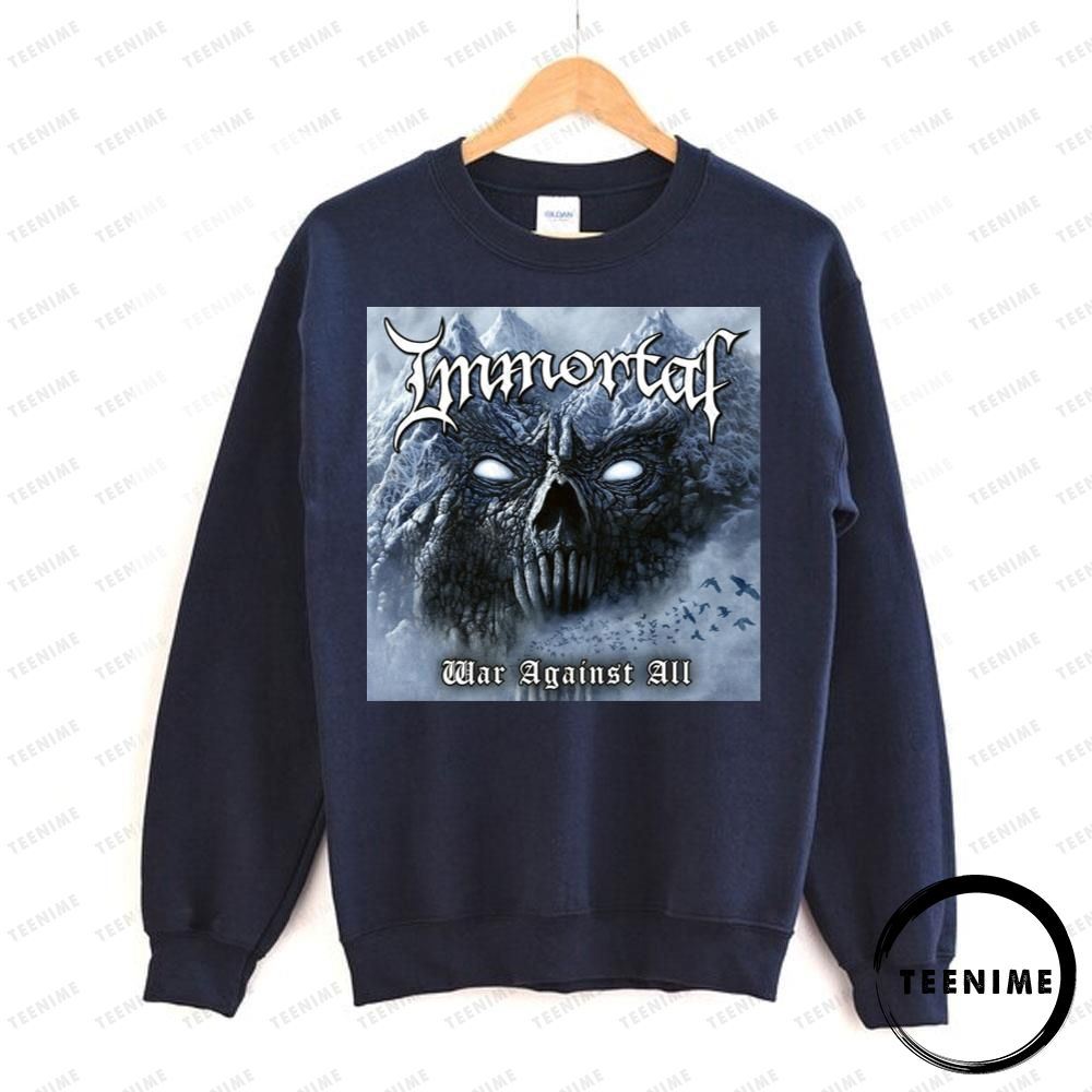 Immortal War Against All 2023 Album Trending Shirt