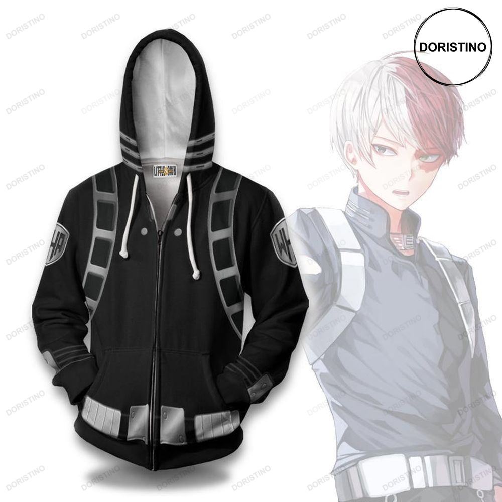 Shoto Mha The Three Muskers Amine Cosplay Costume Awesome 3D Hoodie