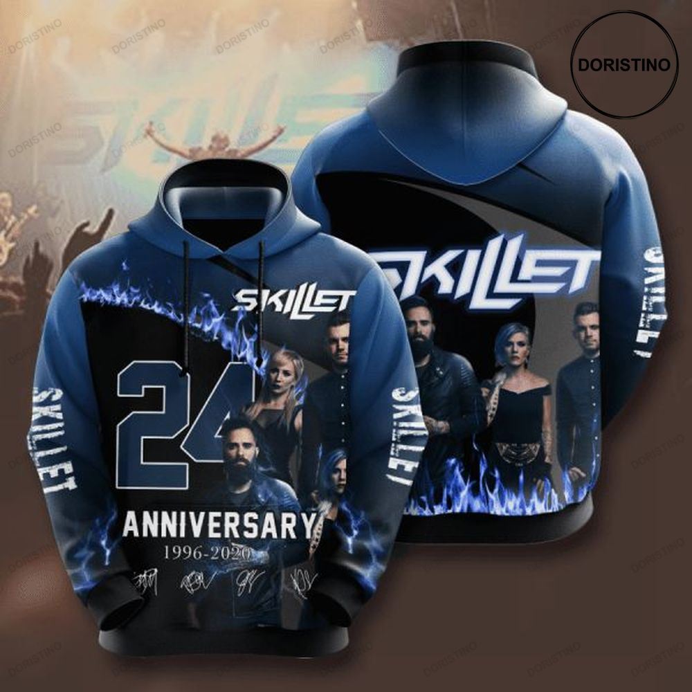 Skillet 1996 2020 Signature Design Gift For Fan Custom Ed Limited Edition 3d Hoodie