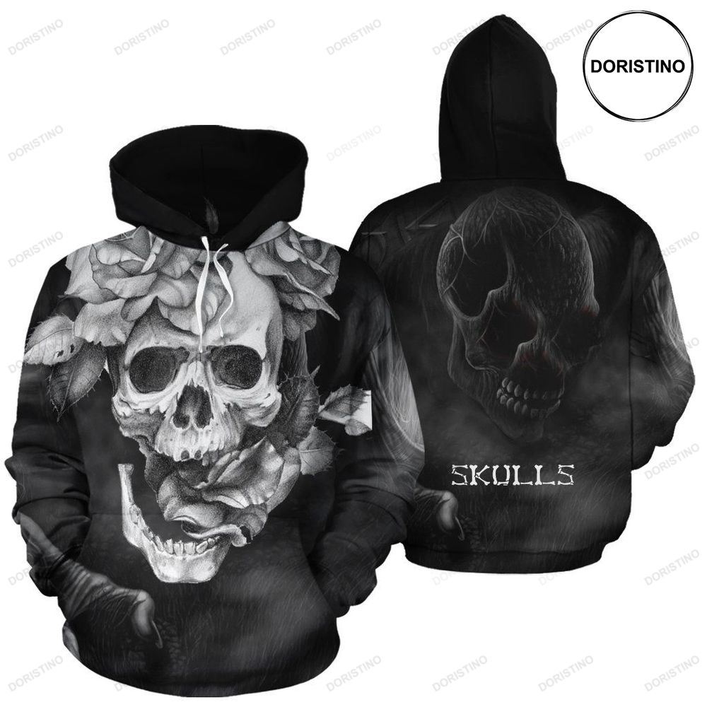 Skulls V2 All Over Print Hoodie