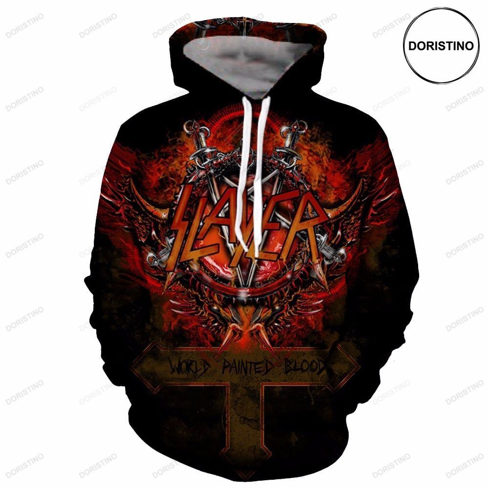 Slayer Rock Band Music Ii Awesome 3D Hoodie