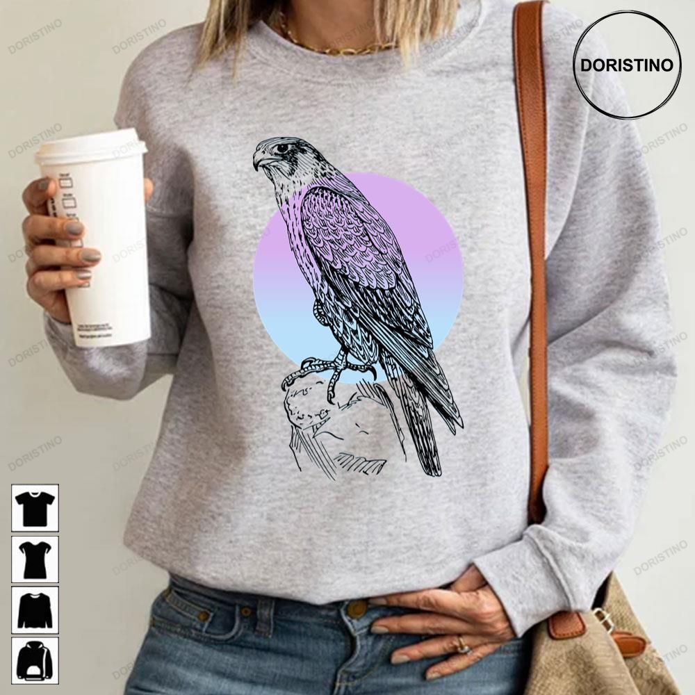 Art Peregrine Falcon Bird Trending Style