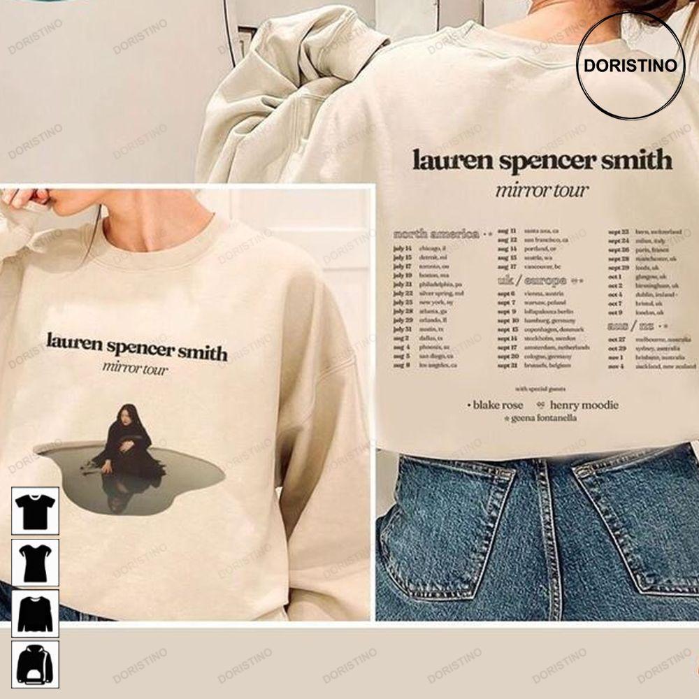 2023 Lauren Spencer Smith Mirror Tour Double Sides Shirt