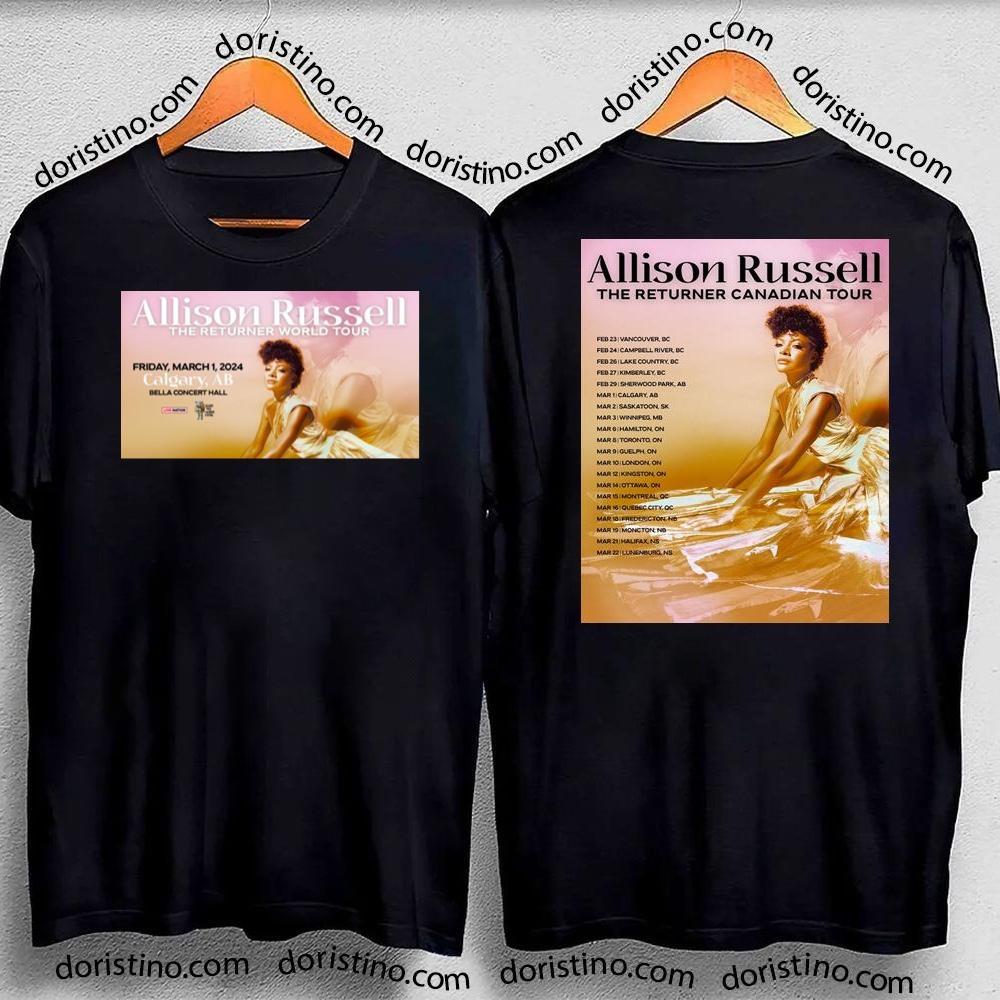 Allison Russell Tour 2024 Double Sides Awesome Shirt