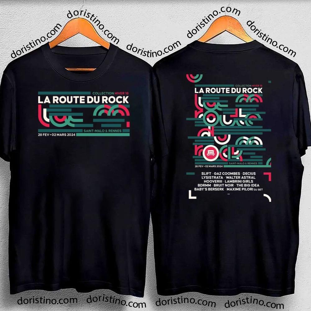 Art La Route Du Rock Winter 2024 Double Sides Shirt