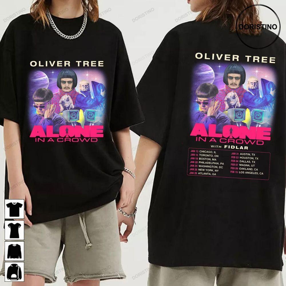 Art Oliver Tree Fidlar Tour 2024 Double Sides Shirt