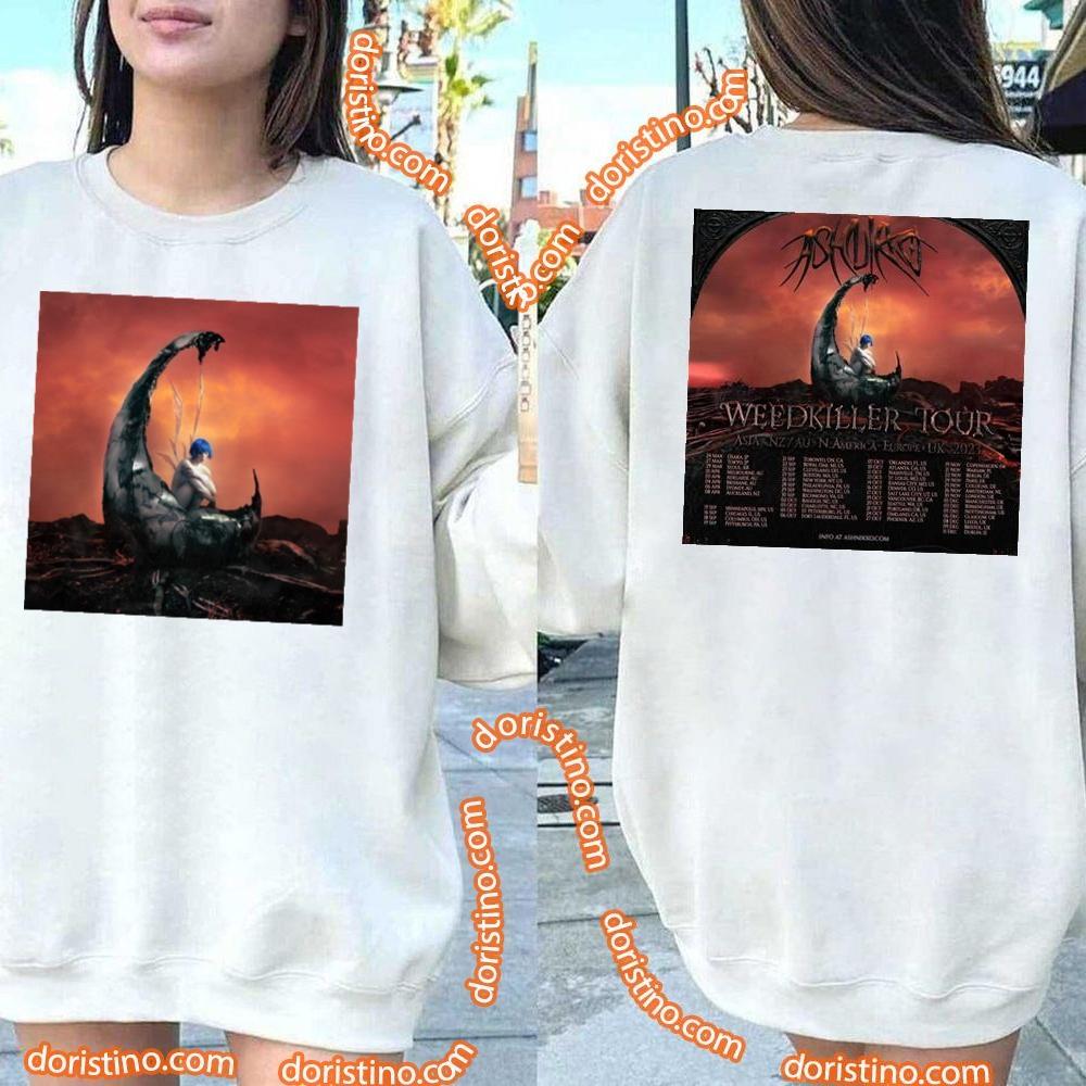 Ashnikko Weedkiller 2023 Album Double Sides Tshirt