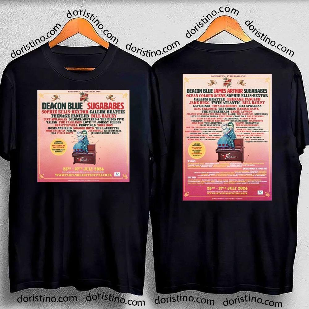 Belladrum Tartan Heart Festival 2024 Double Sides Tshirt