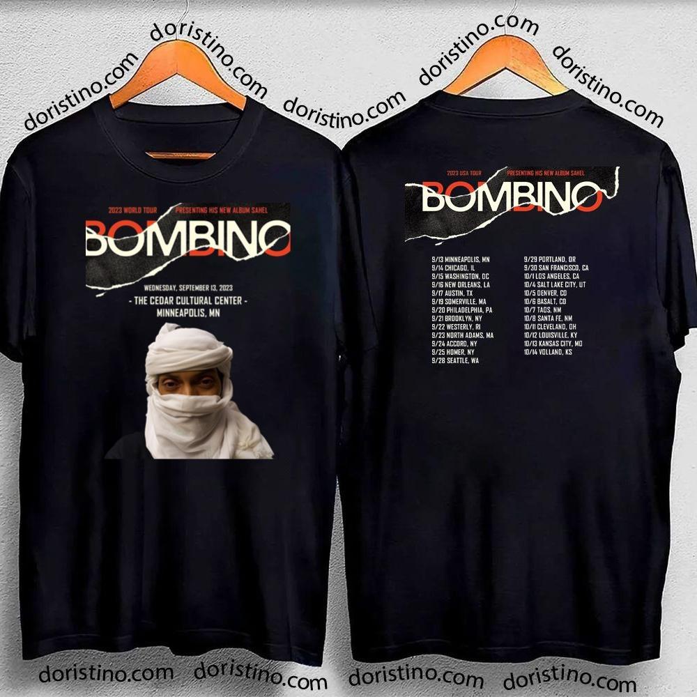 Bombino Sahel 2023 World Tour Double Sides Awesome Shirt