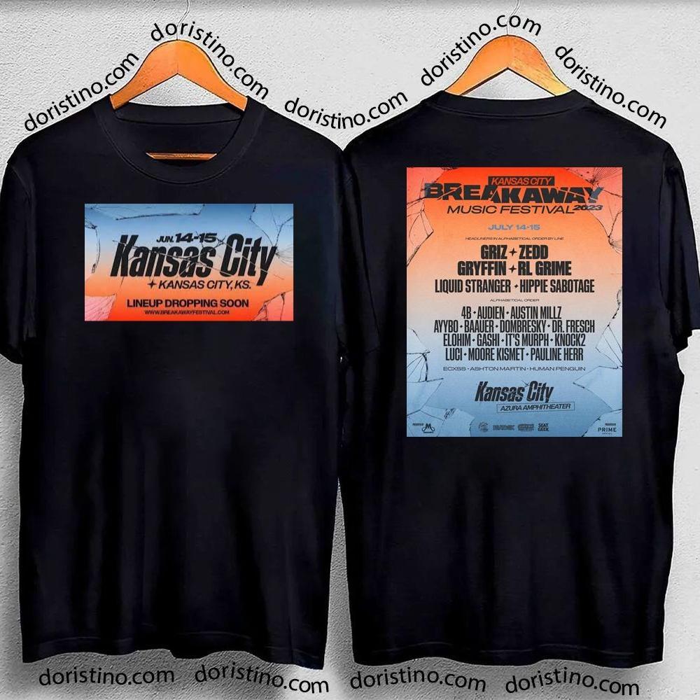 Breakaway Festival Kansas City 2024 Double Sides Awesome Shirt