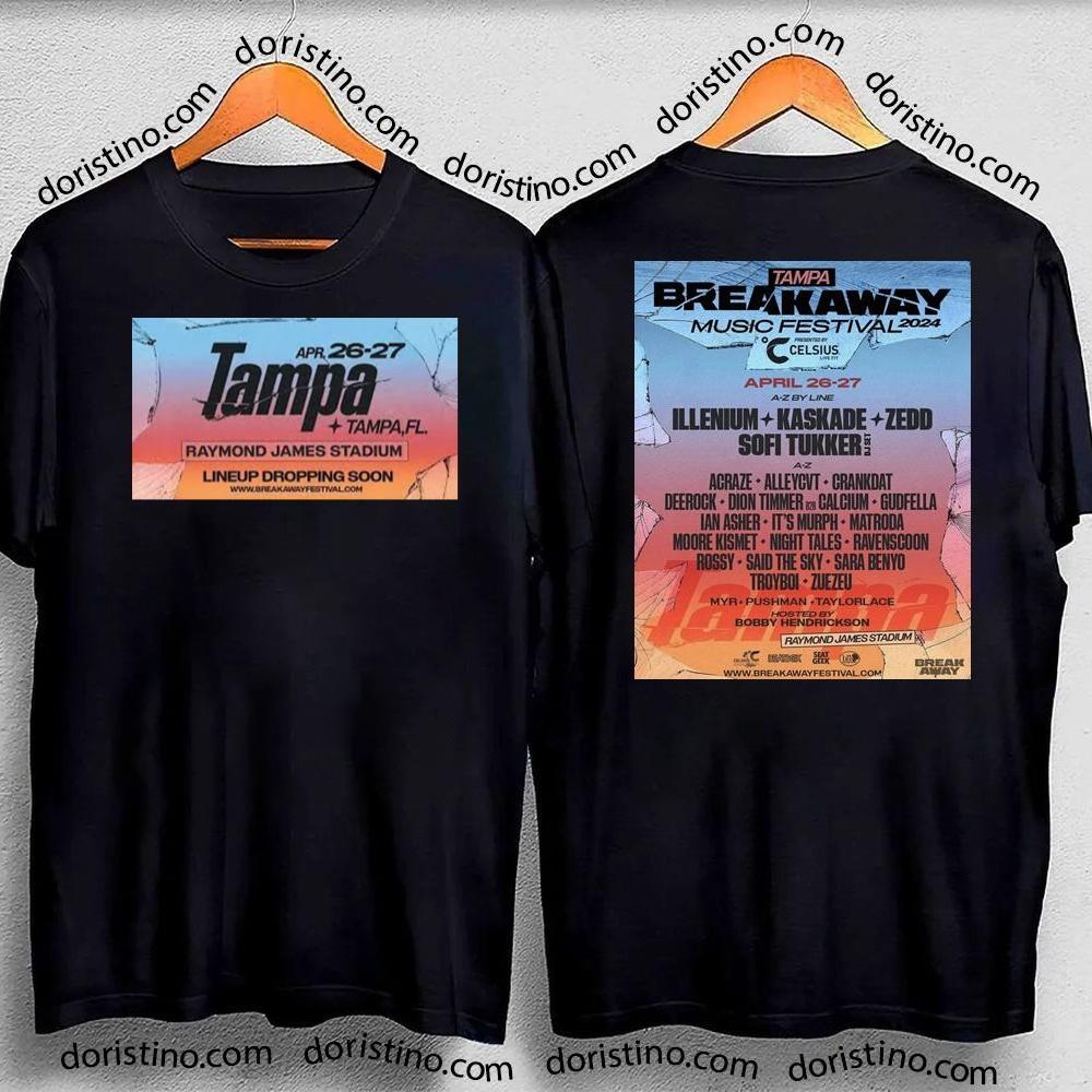 Breakaway Festival Ta 2024 Double Sides Tshirt