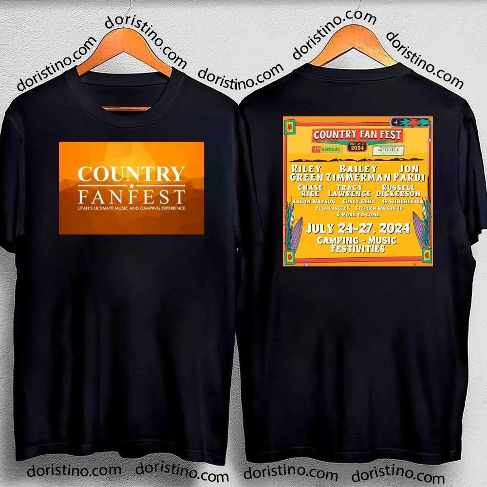 Country Fan Fest 2024 Double Sides Shirt