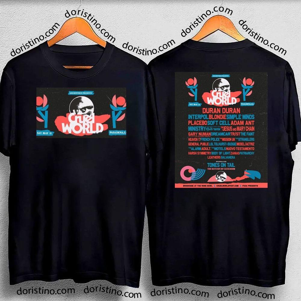 Cruel World Festival 2024 Double Sides Awesome Shirt
