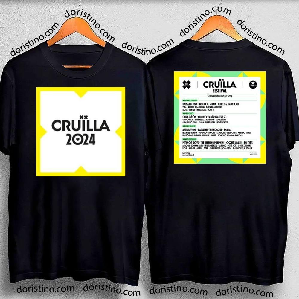 Cruilla Barcelona 2024 Double Sides Shirt