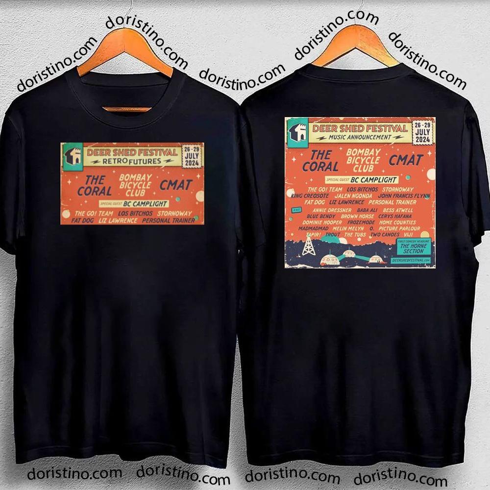 Deer Shed Festival 2024 Double Sides Awesome Shirt