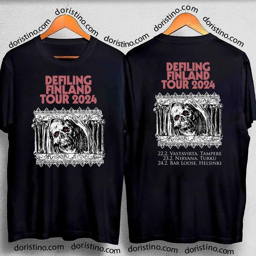Defiling Finland Tour 2024 Double Sides Shirt