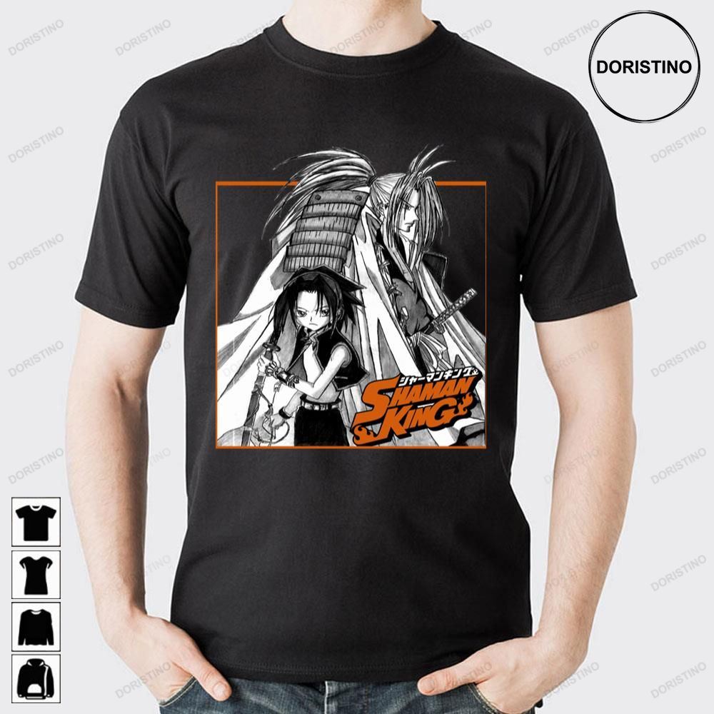 Black White Art Asakura Yoh Shaman King Awesome Shirts