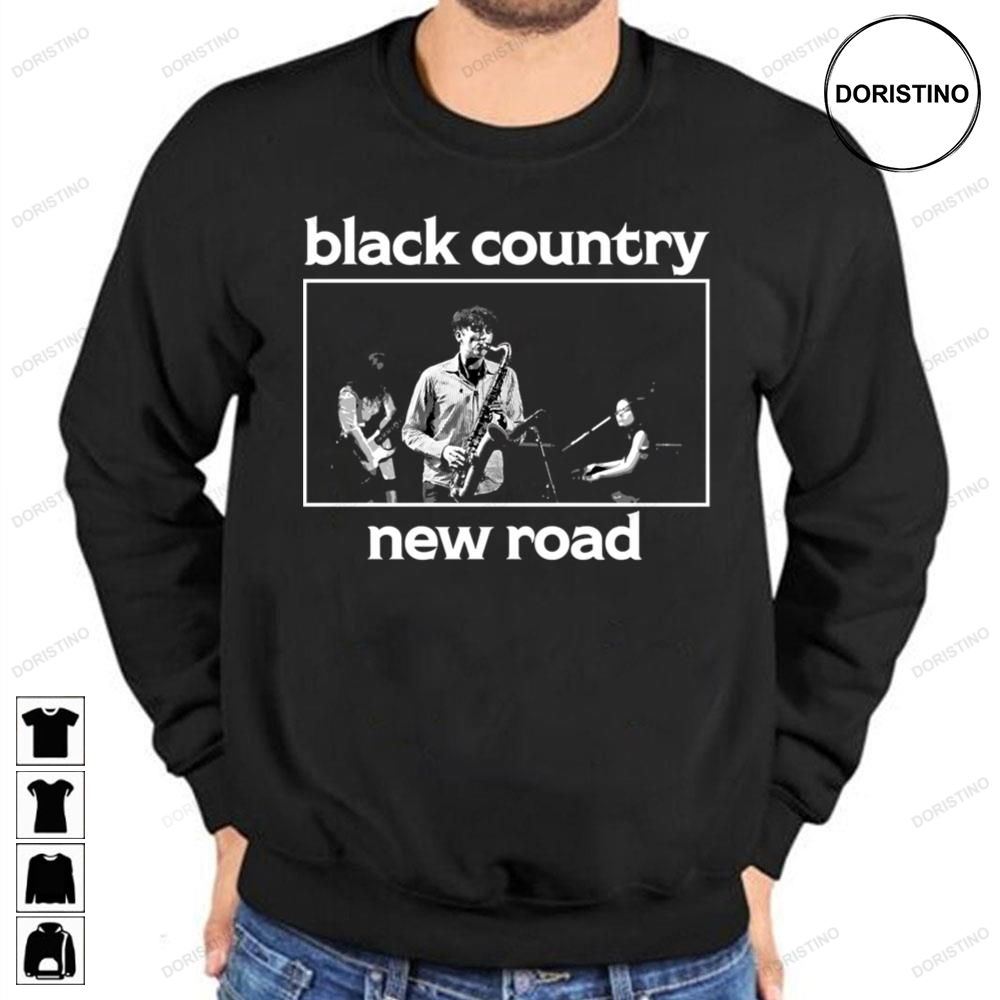 Black White Black Country New Road Limited Edition T-shirts