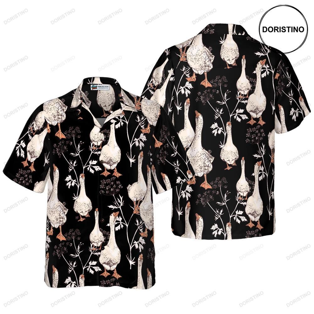 Seamless Gooses Pattern For Men Limited Edition Hawaiian Shirt