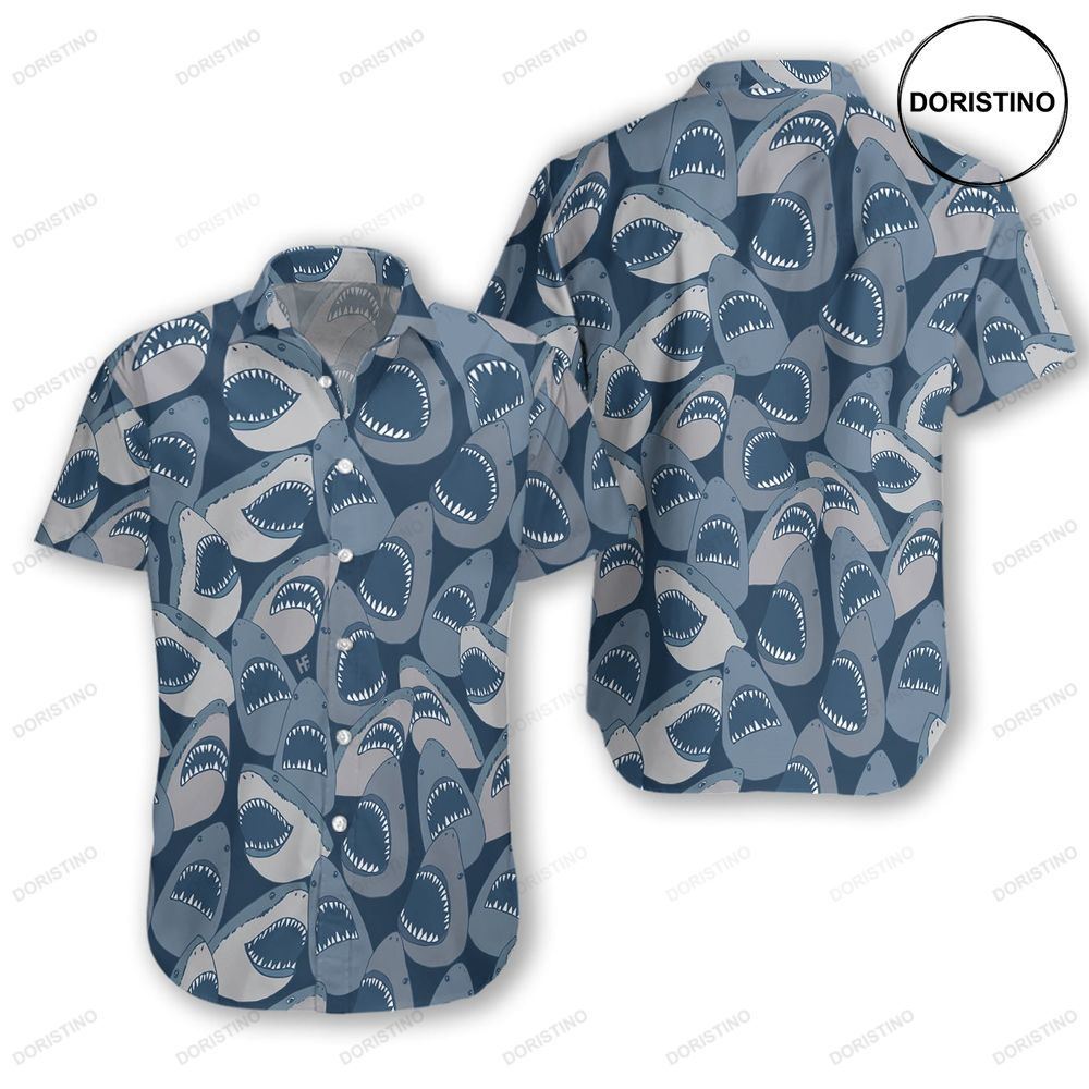 Shark Pattern 09 Limited Edition Hawaiian Shirt