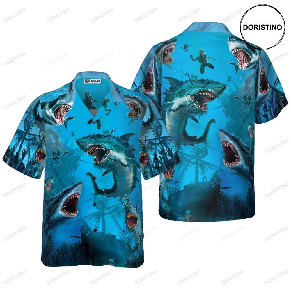 Shark Under The Sea Limited Edition Hawaiian Shirt