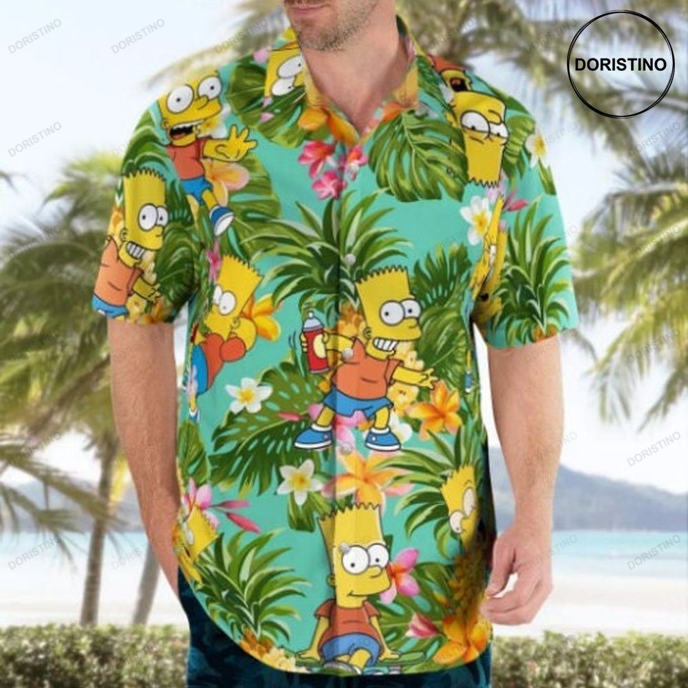 Simpson Family Summer Tropical Awesome Hawaiian Shirt