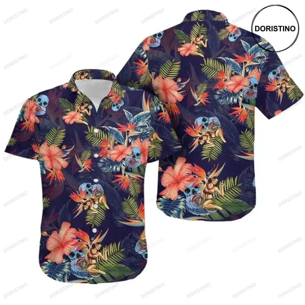 Skull Art Hawaiian Shirt