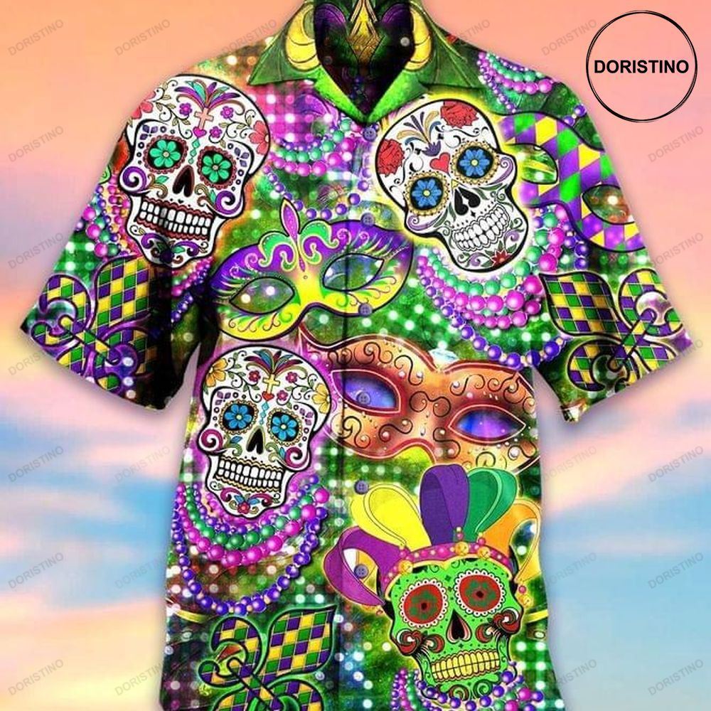 Skull Hippie 1 Print Limited Edition Hawaiian Shirt