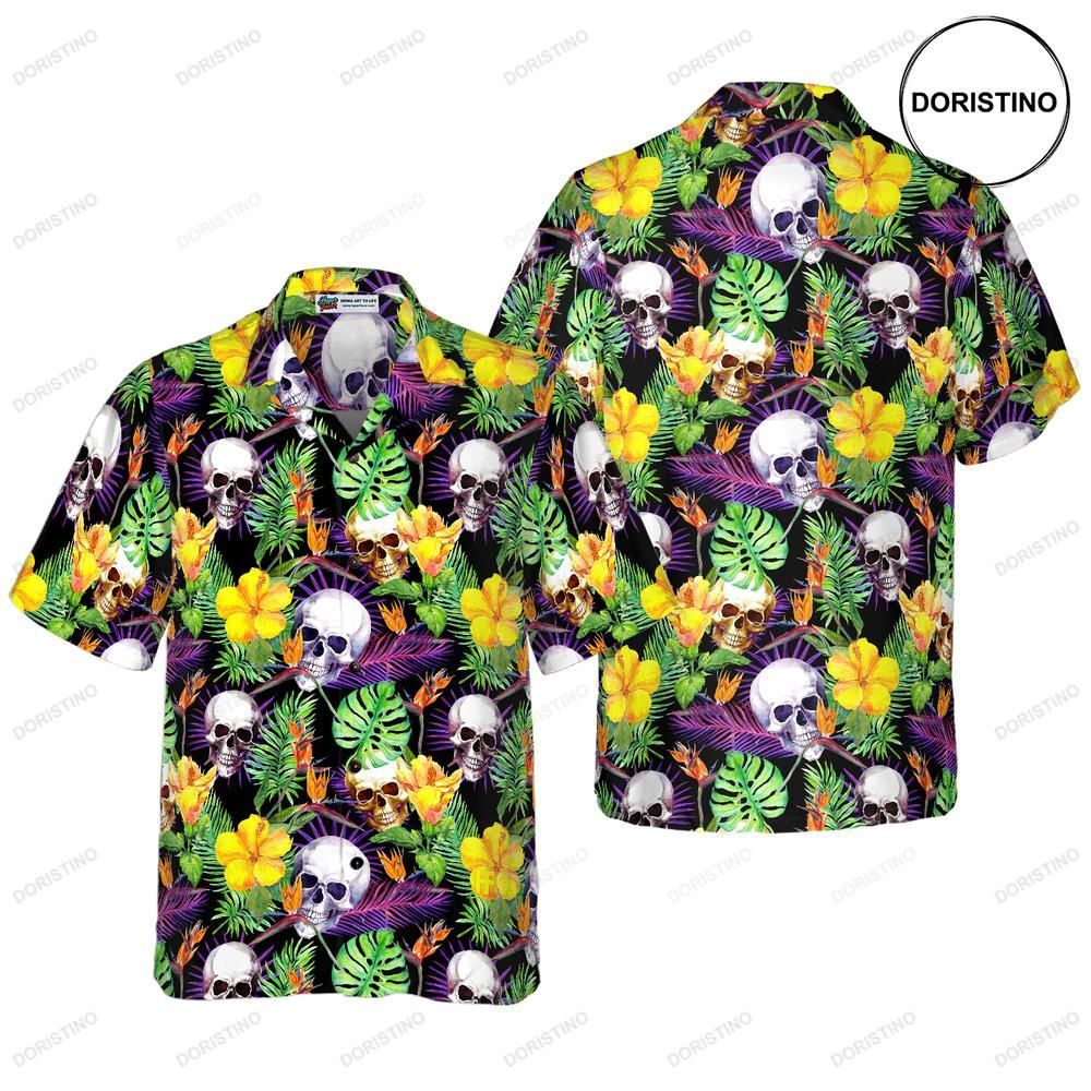 Skull Tropical Pattern Limited Edition Hawaiian Shirt