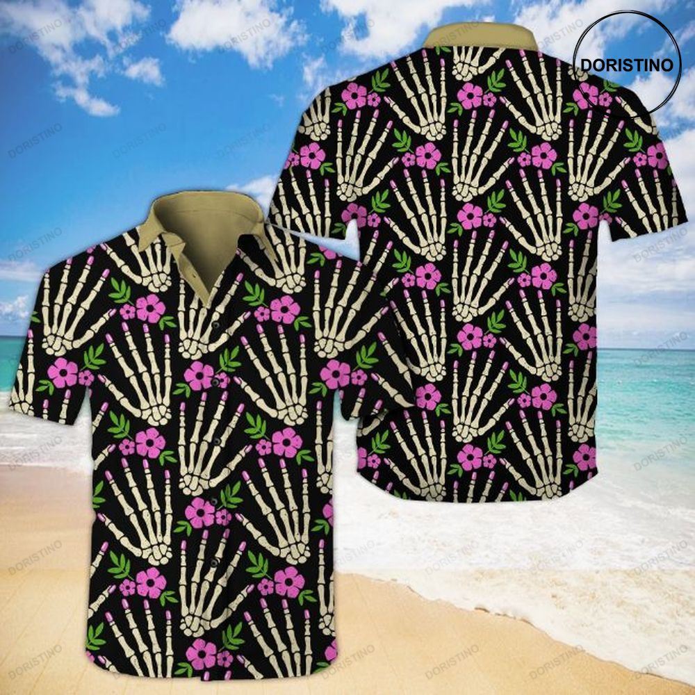 Skull Tropical Awesome Hawaiian Shirt