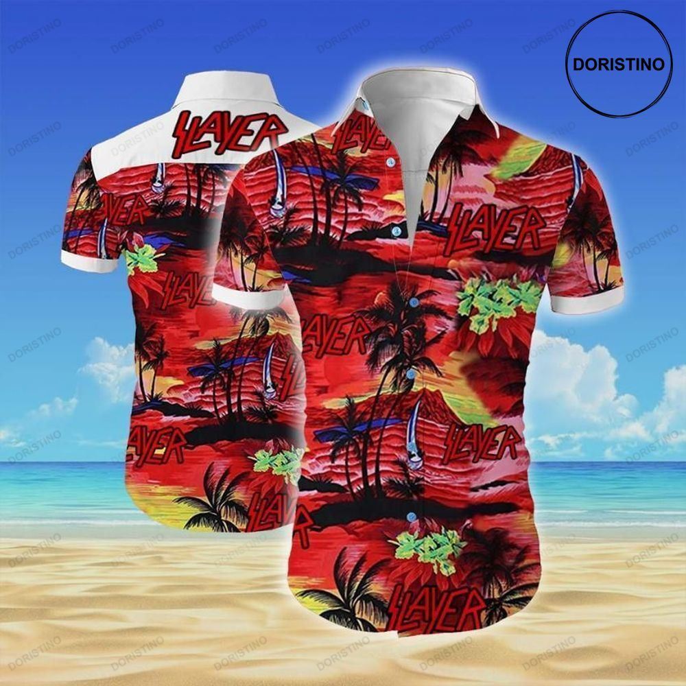 Slayer Rock Band Music Tropical Lover Limited Edition Hawaiian Shirt