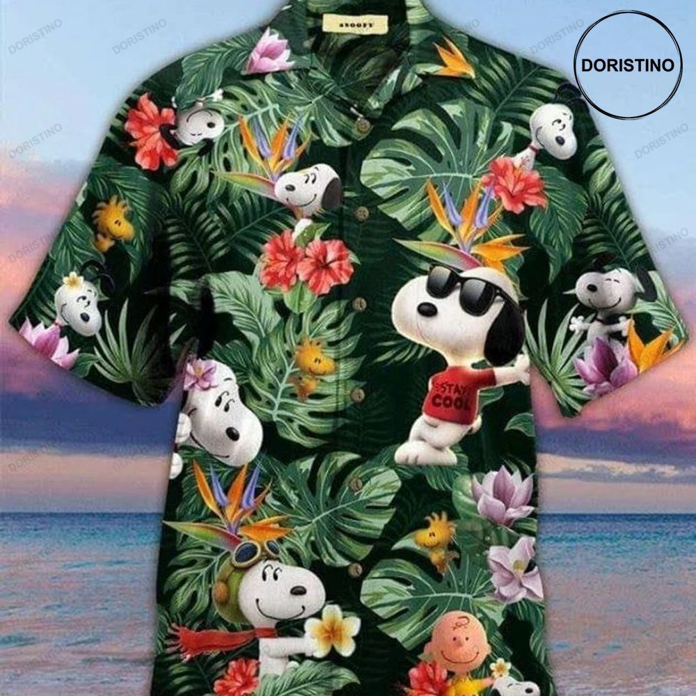 Snoopy And Charlie Brown With Summer Funny Awesome Hawaiian Shirt