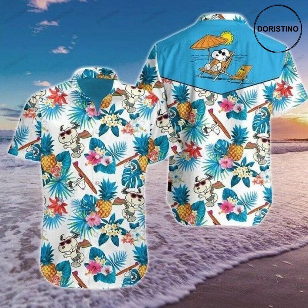 Snoopy Tropical Pattern Limited Edition Hawaiian Shirt