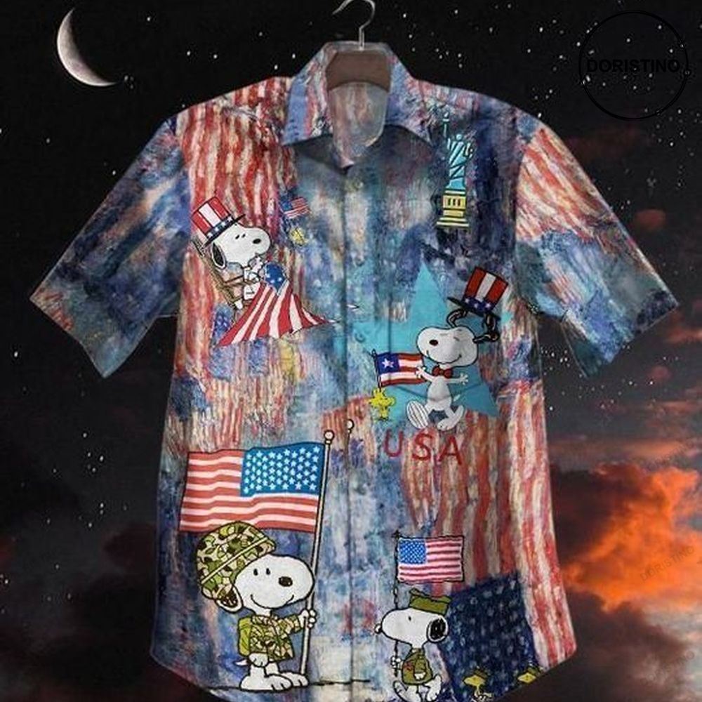 Snoopy Veterans Day Limited Edition Hawaiian Shirt