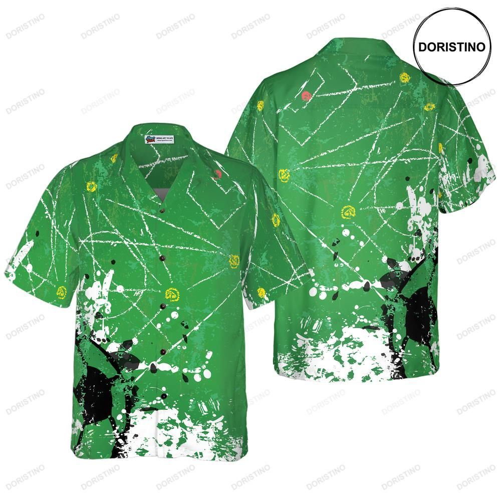 Soccer Green Background Limited Edition Hawaiian Shirt