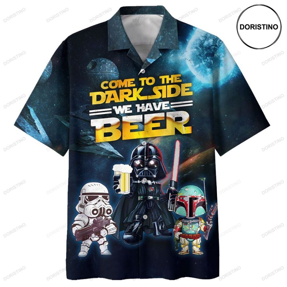 Star Wars Stormtrooper Darth Vader Boba Fett Hawaiian Shirt