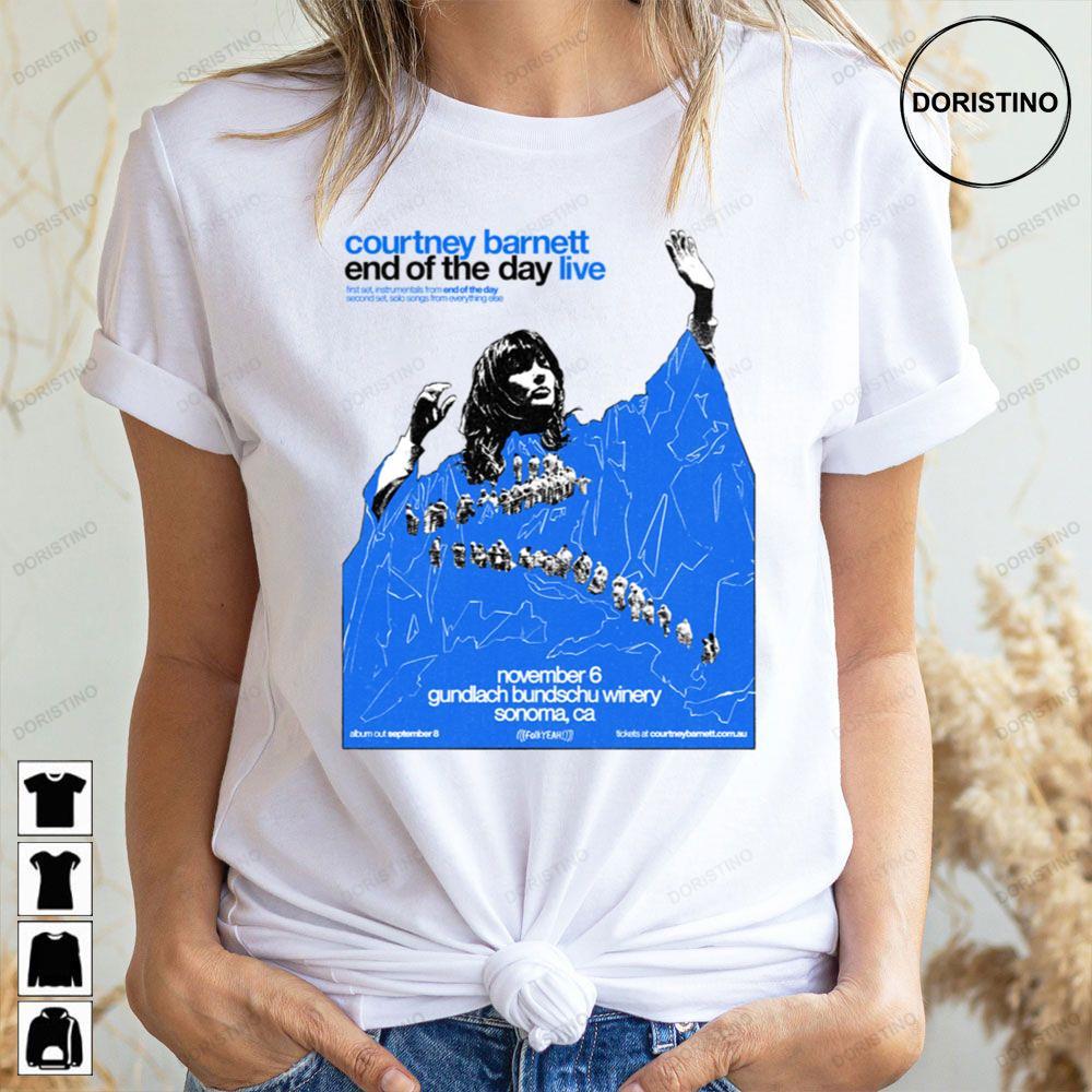 Art Courtney Barnett End Of The Day 2023 2 Doristino Awesome Shirts