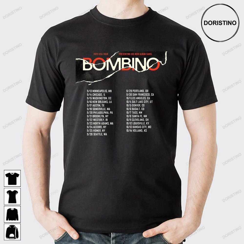Bombino Sahel 2023 World Tour Dates 2 Doristino Limited Edition T-shirts